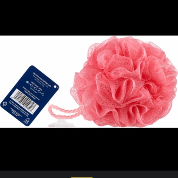 Pretty Savvy Pink Body Pouf NWT - Picture 3 of 5